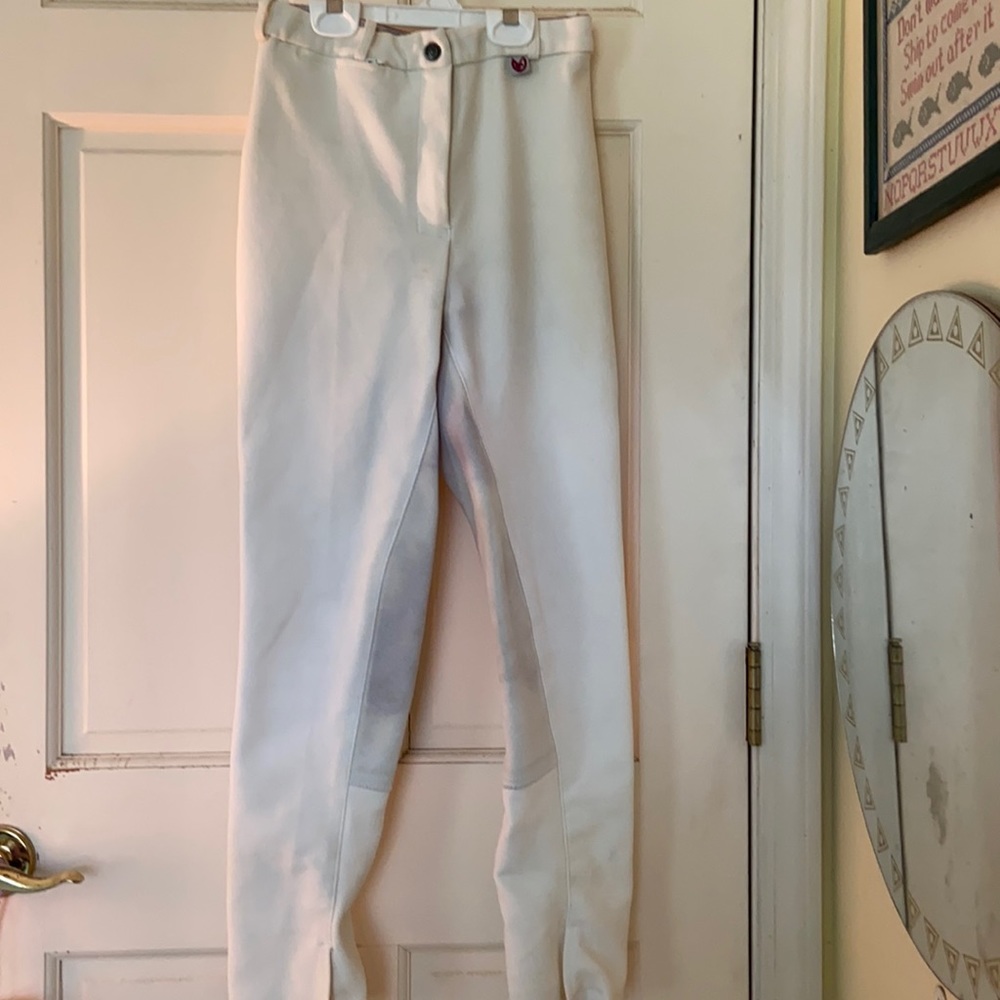 John Field breeches. White. Full seat. Size 26R